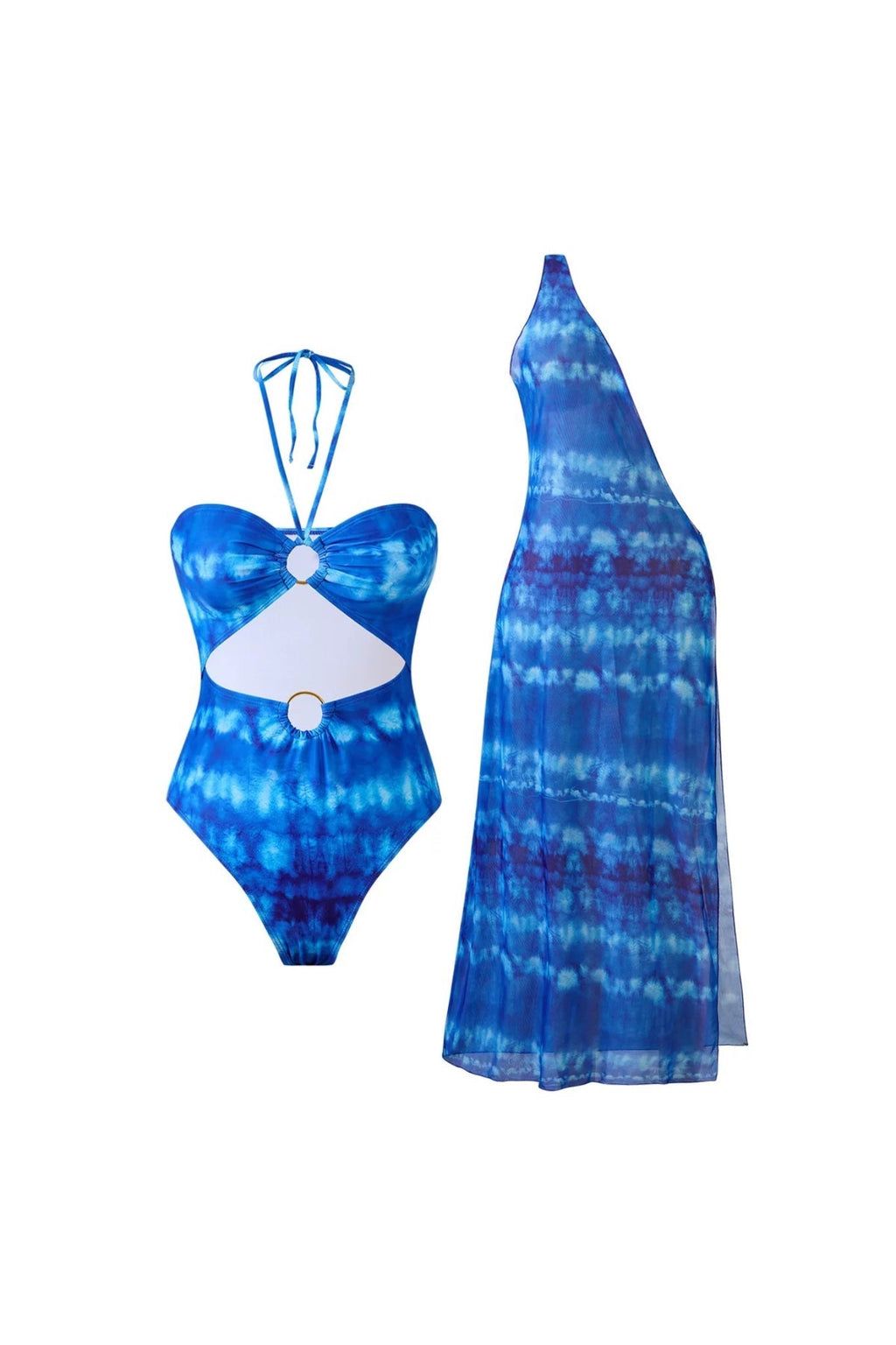 Printed One-Piece Swimsuit by SIENA