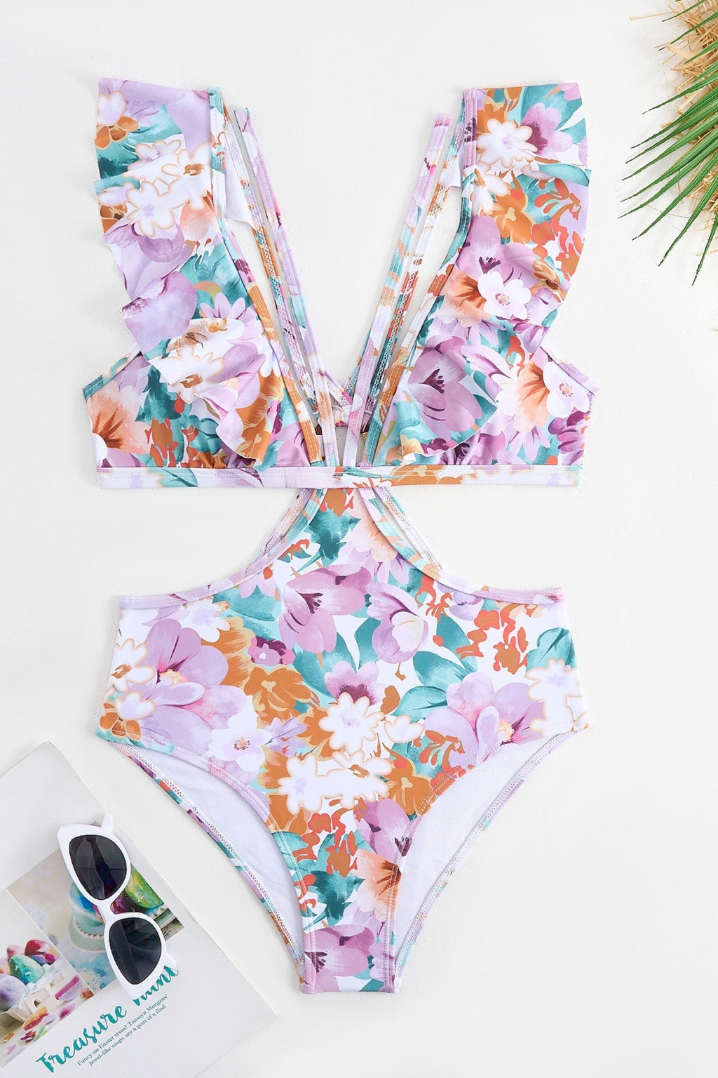 Floral Printed One-Piece Swimsuit by SIENA - image 4