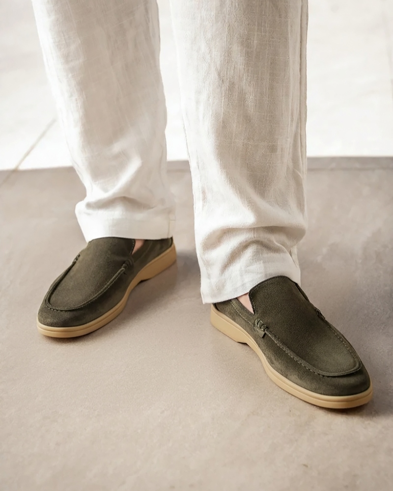 Suede Loafers