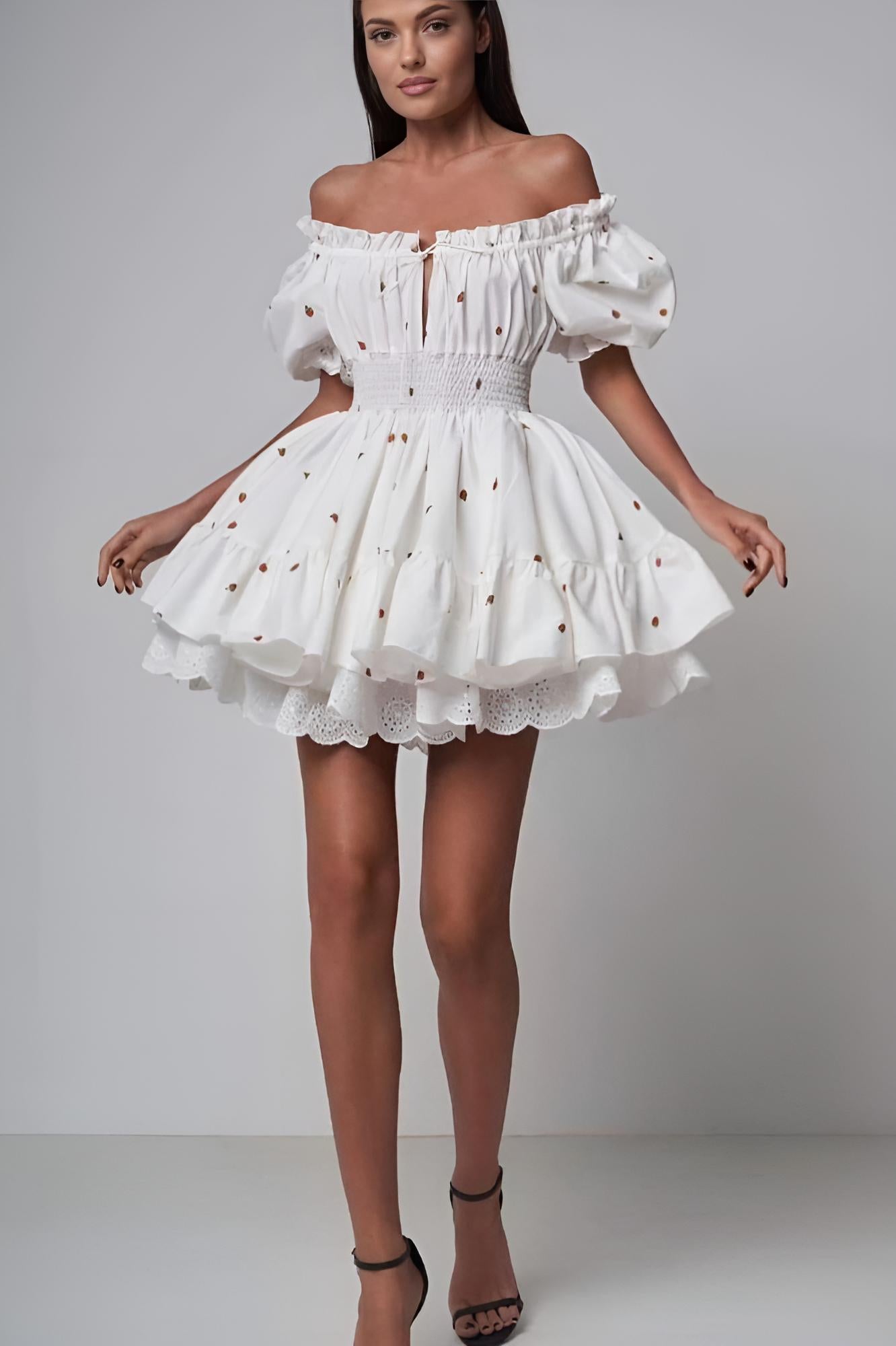 Rebecca Lace Mini Dress by SIENA