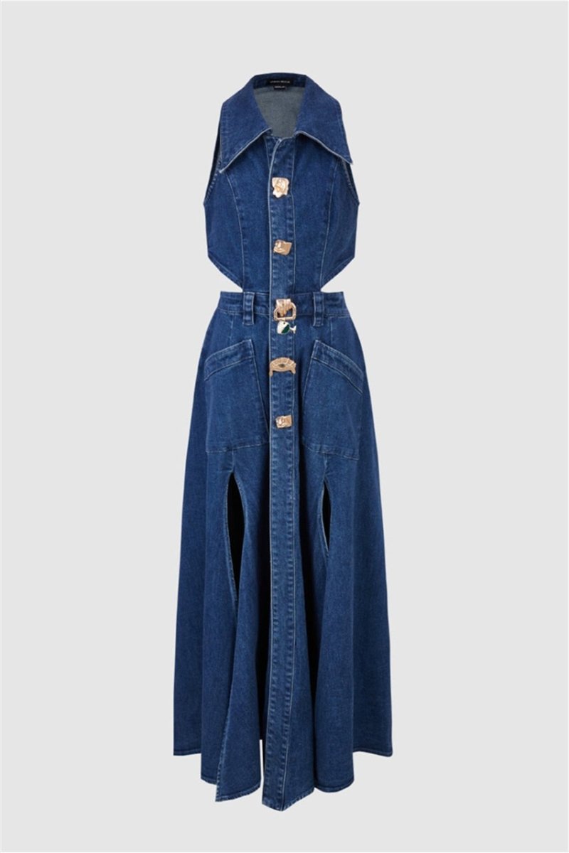 Regina Buttoned Mini Dress by SIENA - image 7