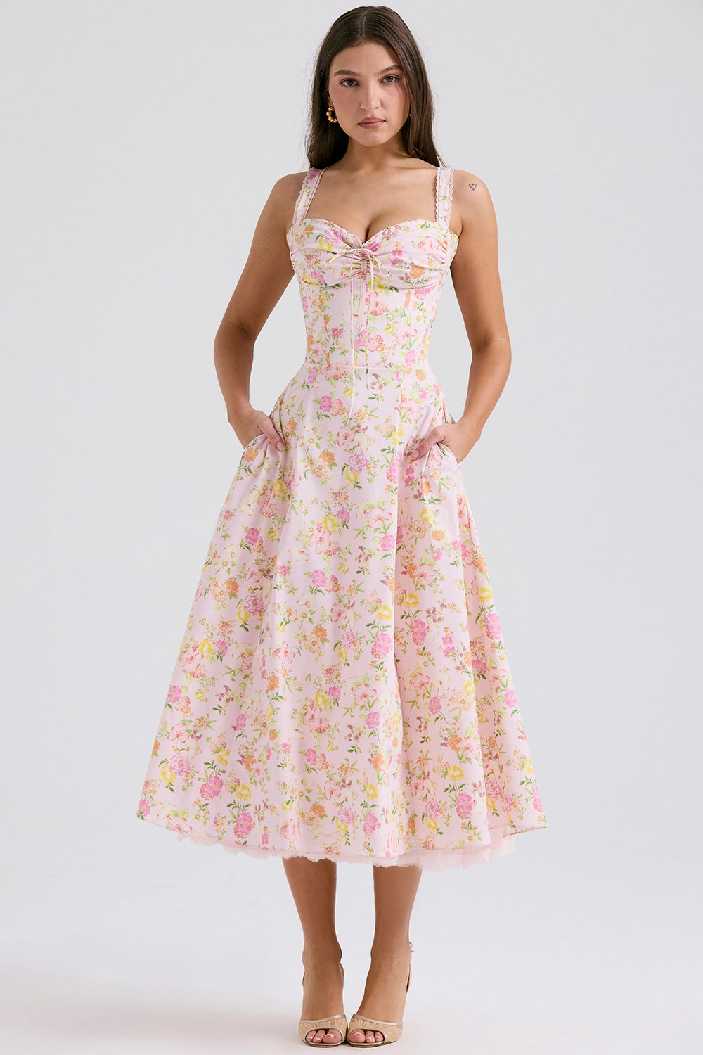 Dahlia Floral Midi Dress by SIENA - image 6