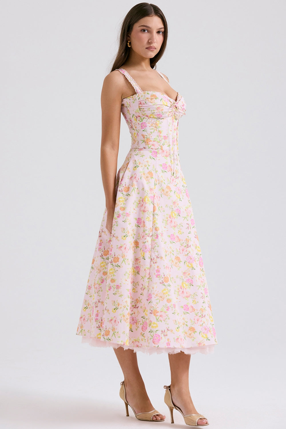 Dahlia Floral Midi Dress by SIENA - image 4