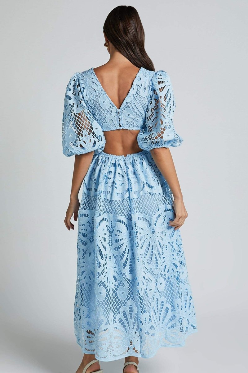 Sandra Buttoned Lace Dress by SIENA - image 13