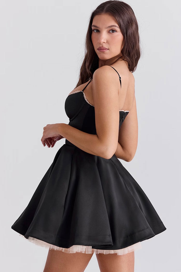 Tatiana Satin Mini Dress by SIENA - image 19
