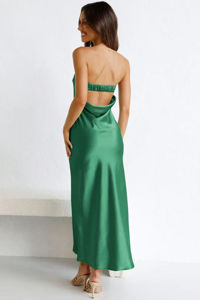 Saten Satin Maxi Dress by SIENA - image 4