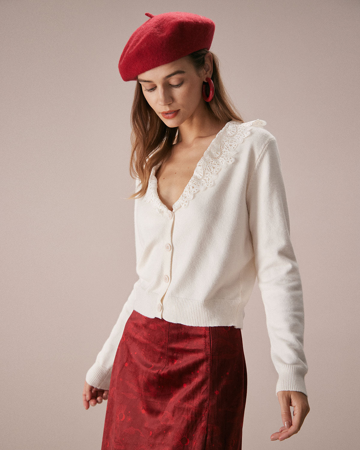 Lace Knit Cardigan by SIENA - image 4