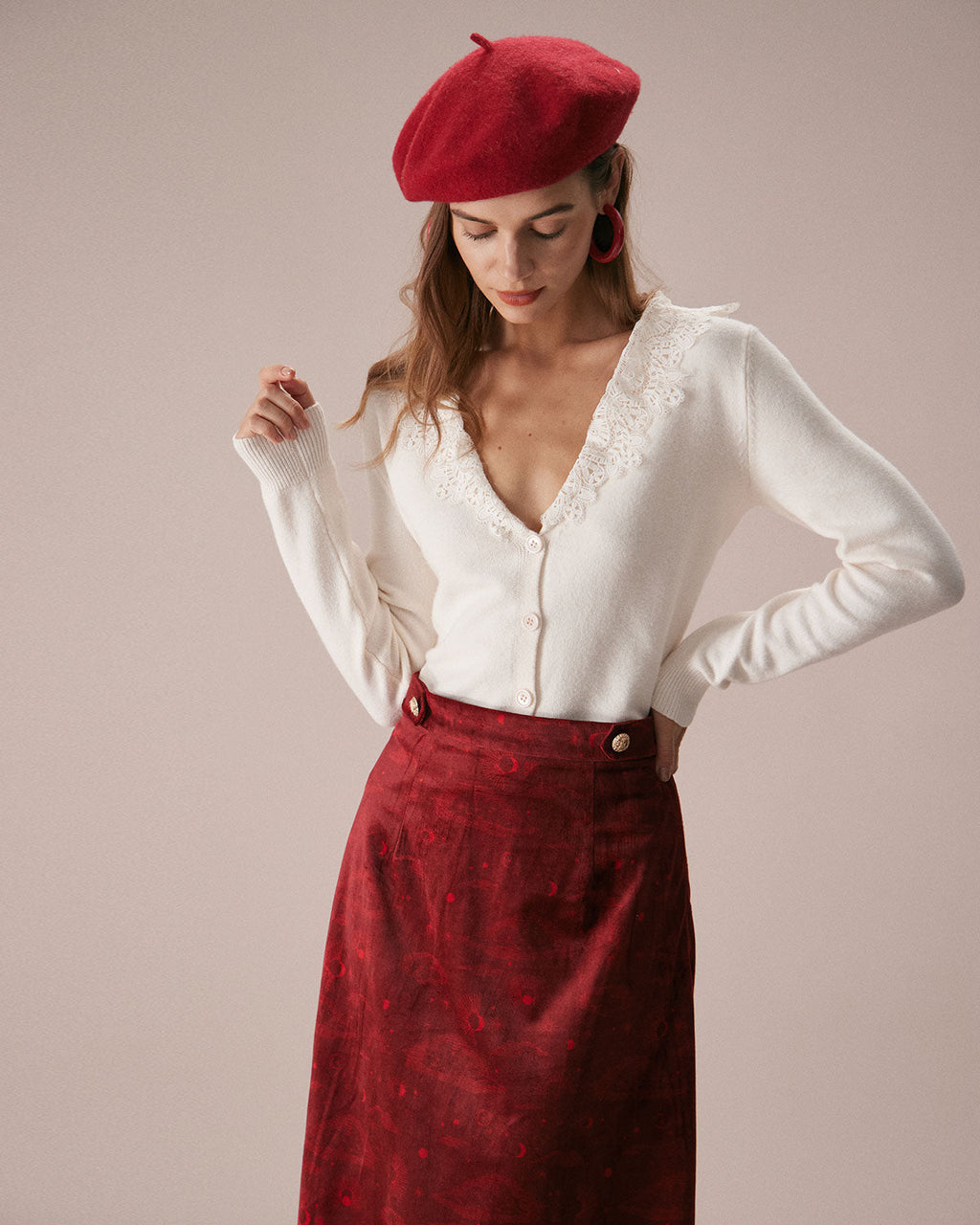 Lace Knit Cardigan by SIENA - image 3