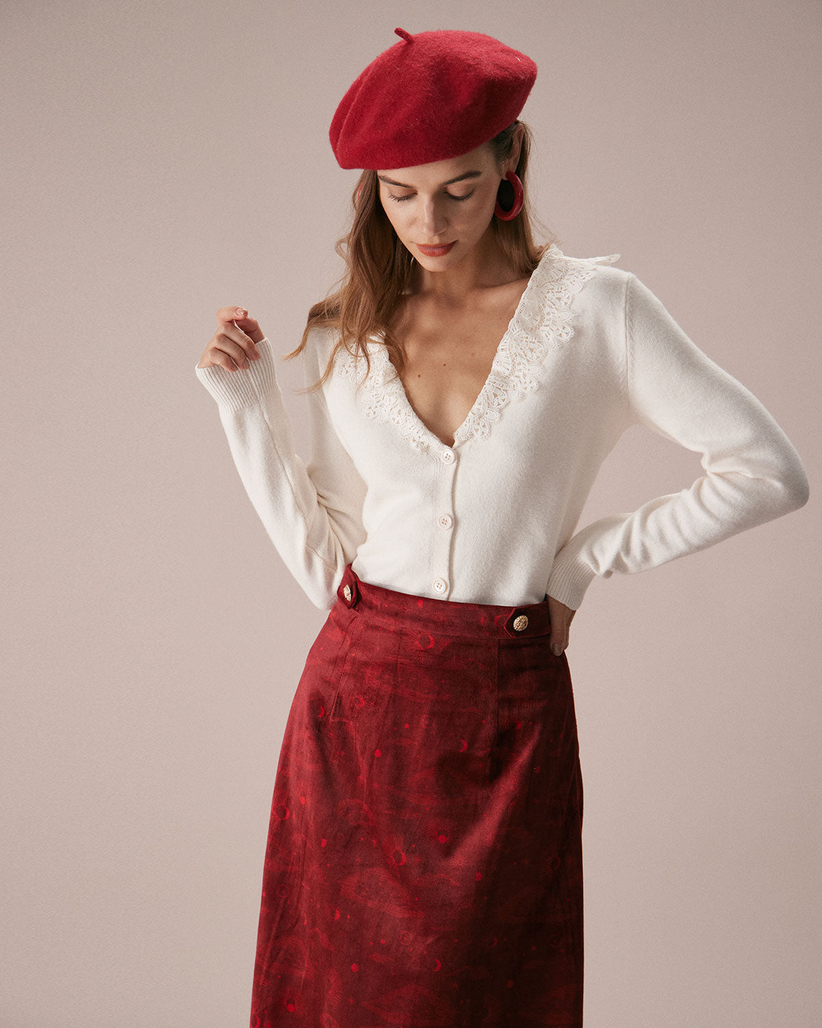Lace Knit Cardigan by SIENA - image 3
