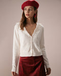Lace Knit Cardigan by SIENA