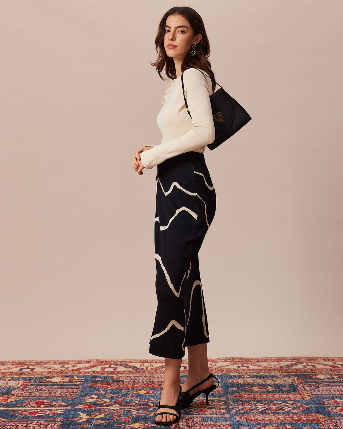 Bej Bow Knit Top by SIENA - image 3