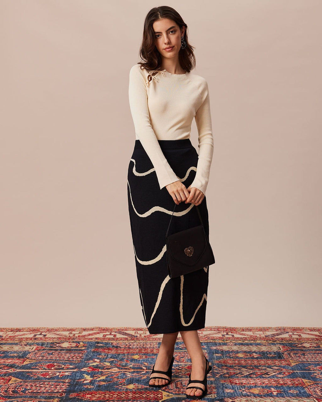 Bej Bow Knit Top by SIENA - image 2