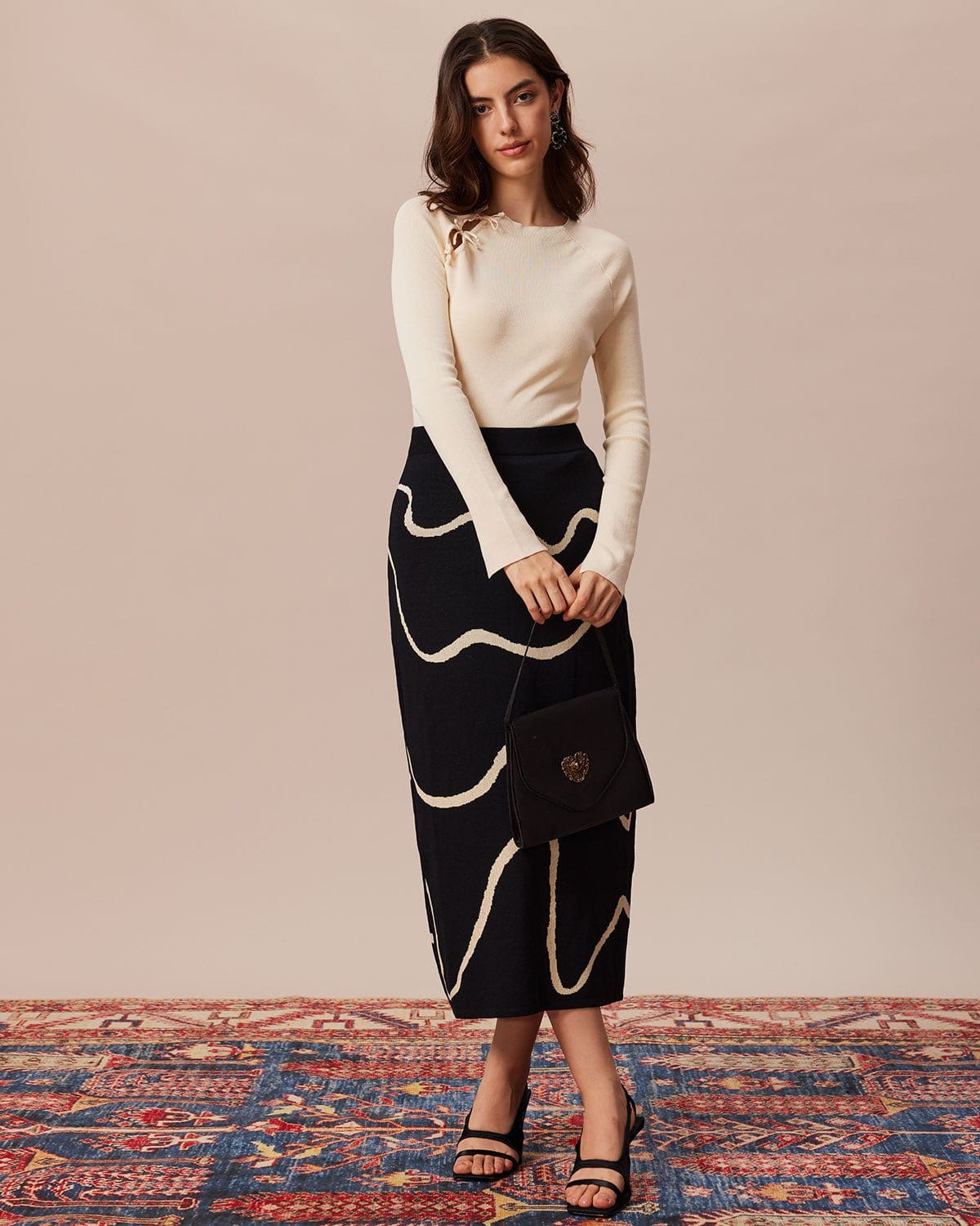 Bej Bow Knit Top by SIENA - image 2