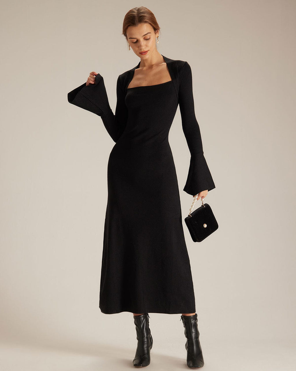 Siyah Midi Dress by SIENA