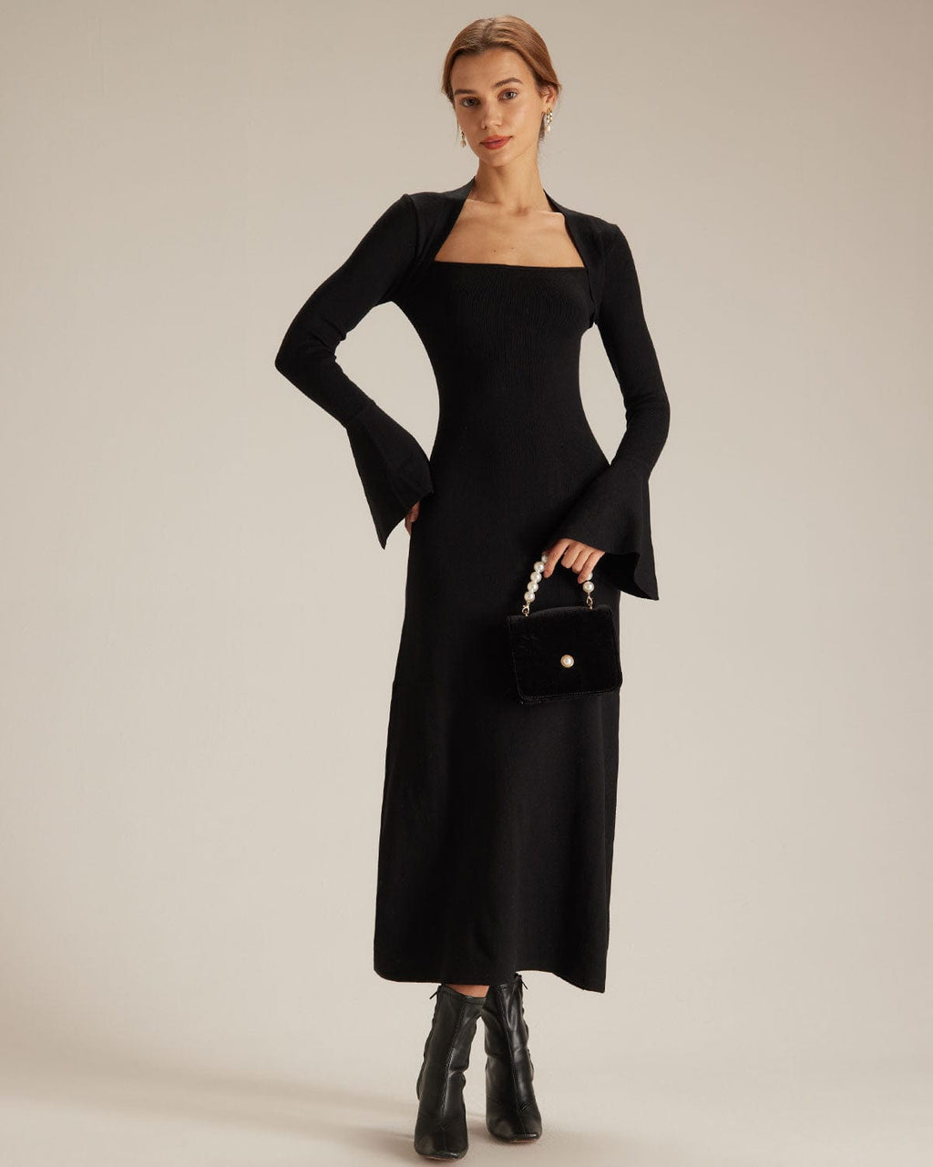 Siyah Midi Dress by SIENA - image 4