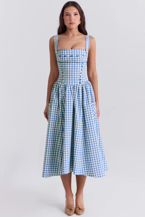 Apolline Bow Midi Dress by SIENA