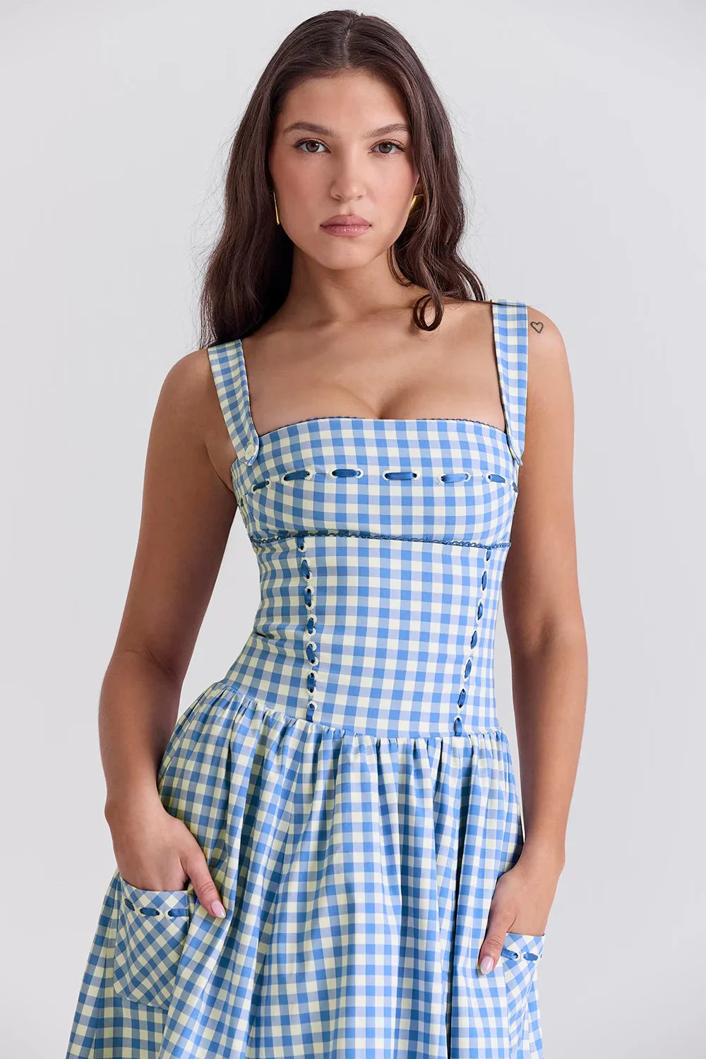 Apolline Bow Midi Dress by SIENA - image 5
