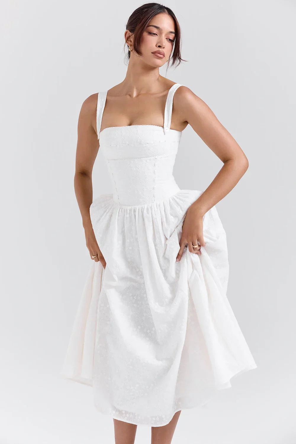 Apolline Bow Midi Dress by SIENA - image 17