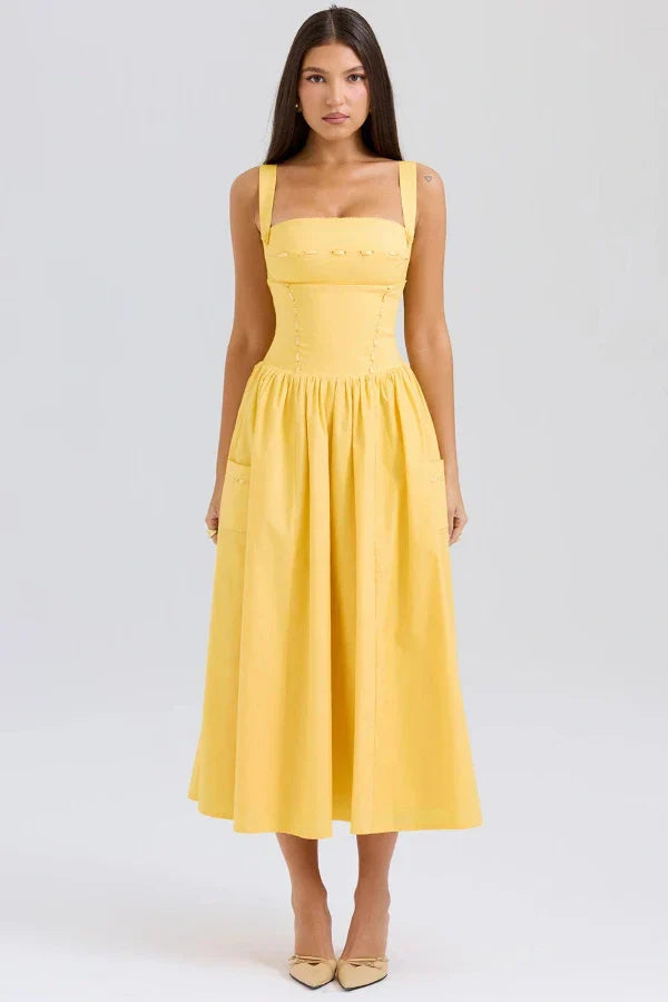Apolline Bow Midi Dress by SIENA - image 8