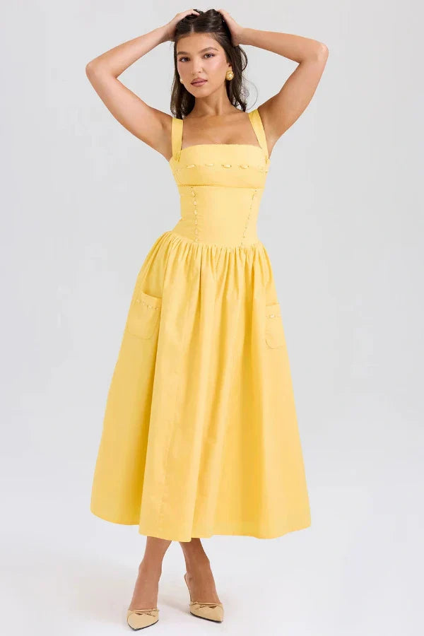 Apolline Bow Midi Dress by SIENA - image 9