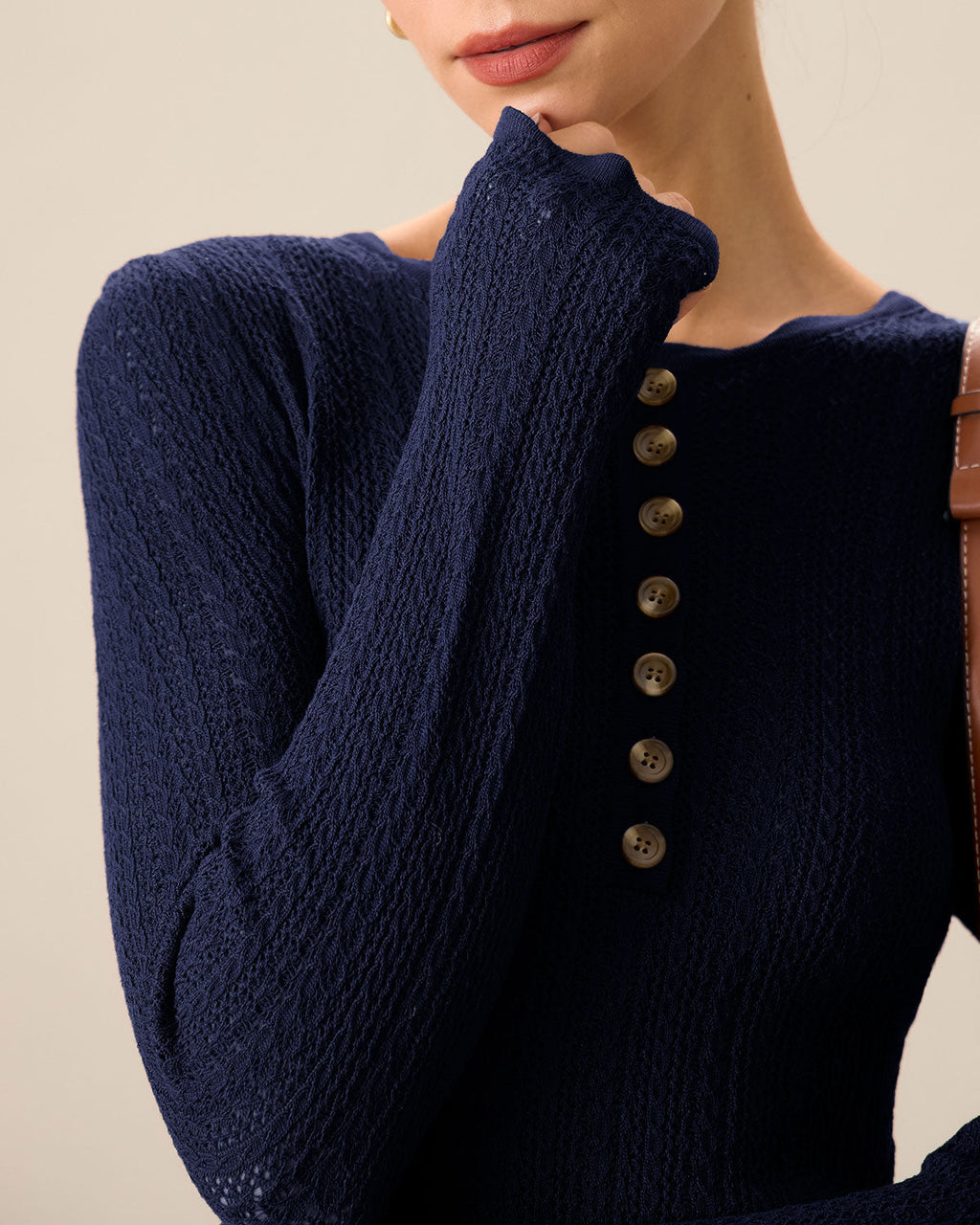 Lacivert Knit Top by SIENA - image 2