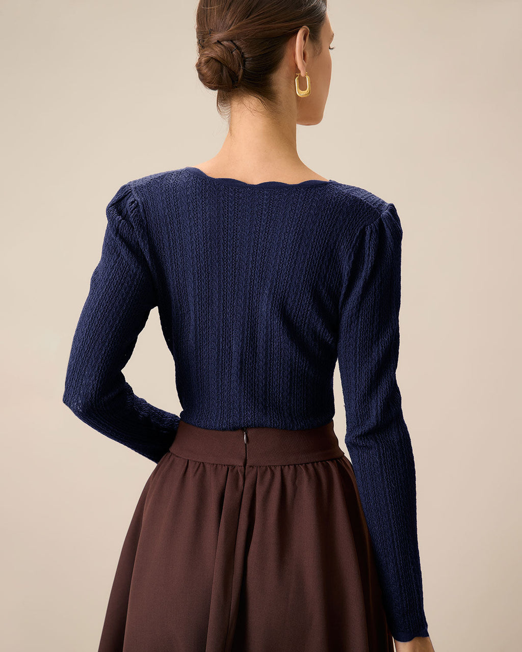Lacivert Knit Top by SIENA - image 3