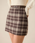 Kahverengi Mini Skirt by SIENA