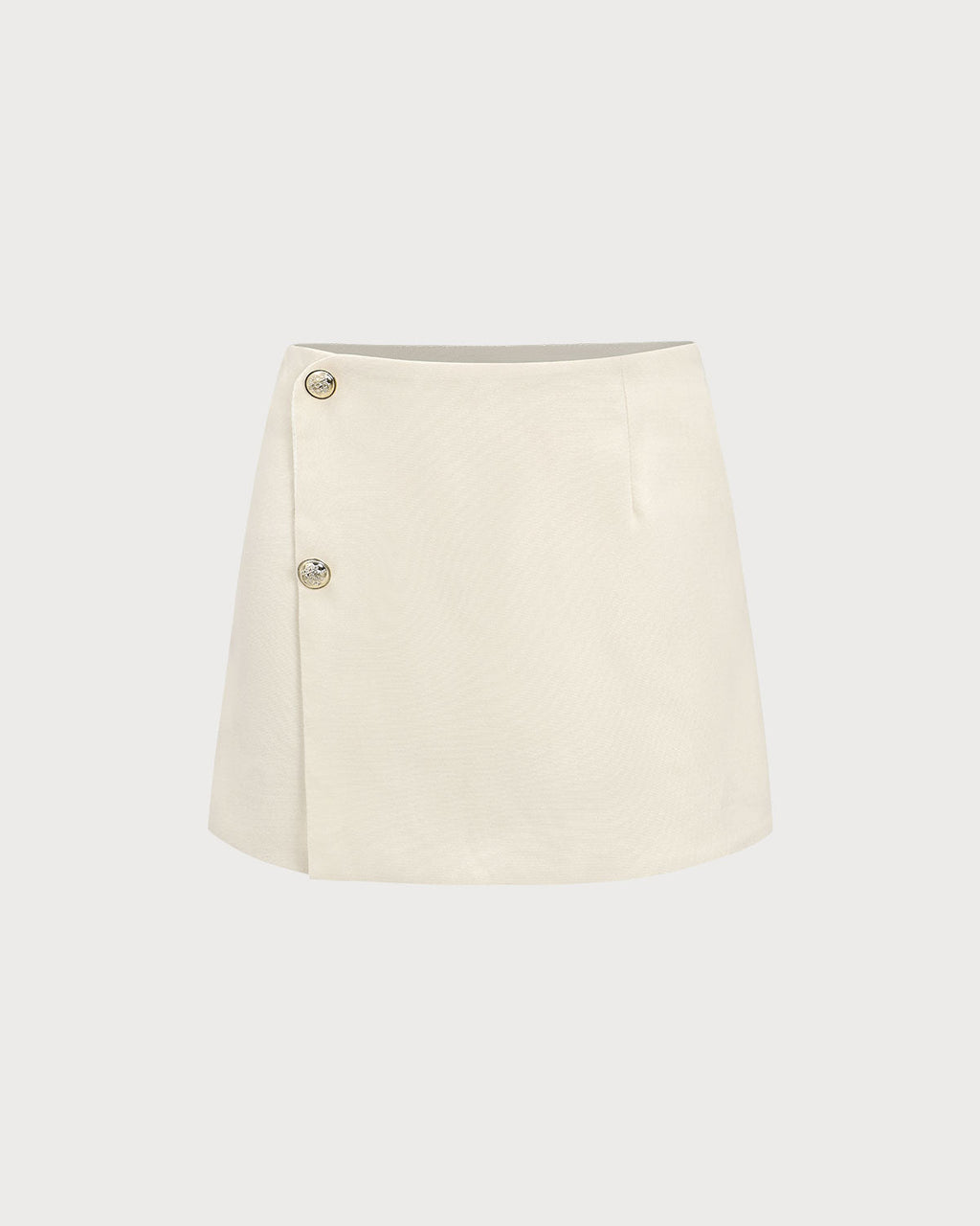 Gold High Waist Shorts by SIENA