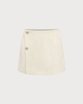 Gold High Waist Shorts by SIENA
