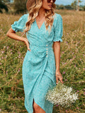 Puf Floral Midi Dress by SIENA