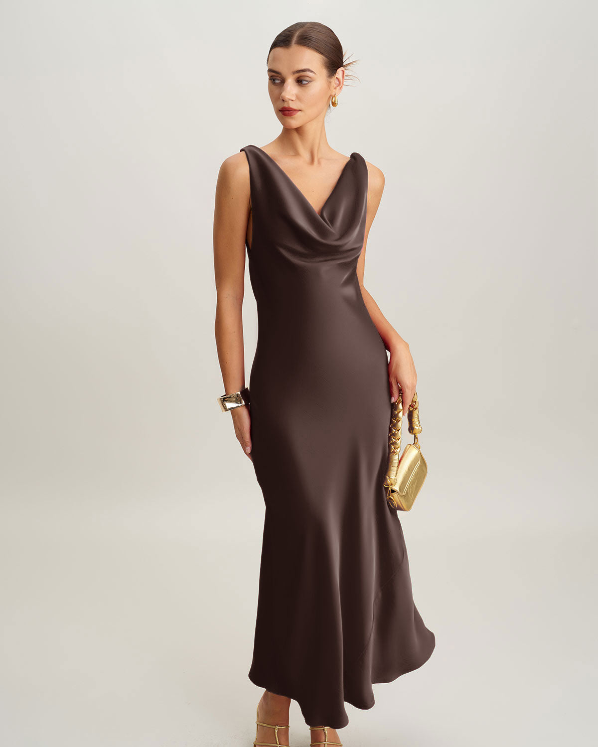 Yuksek Satin Dress by SIENA - image 3
