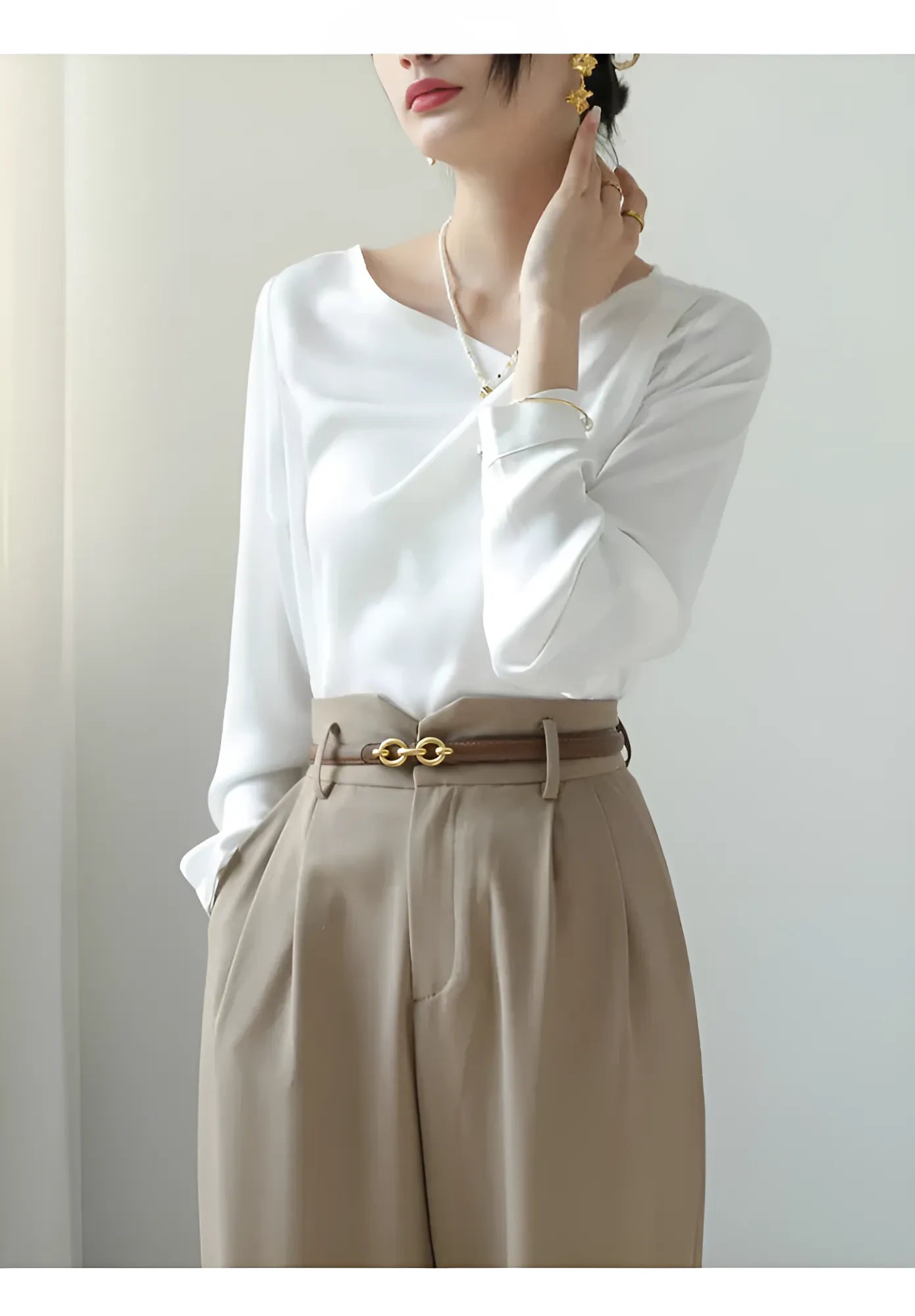 Zadily Satin Shirt by SIENA - image 4