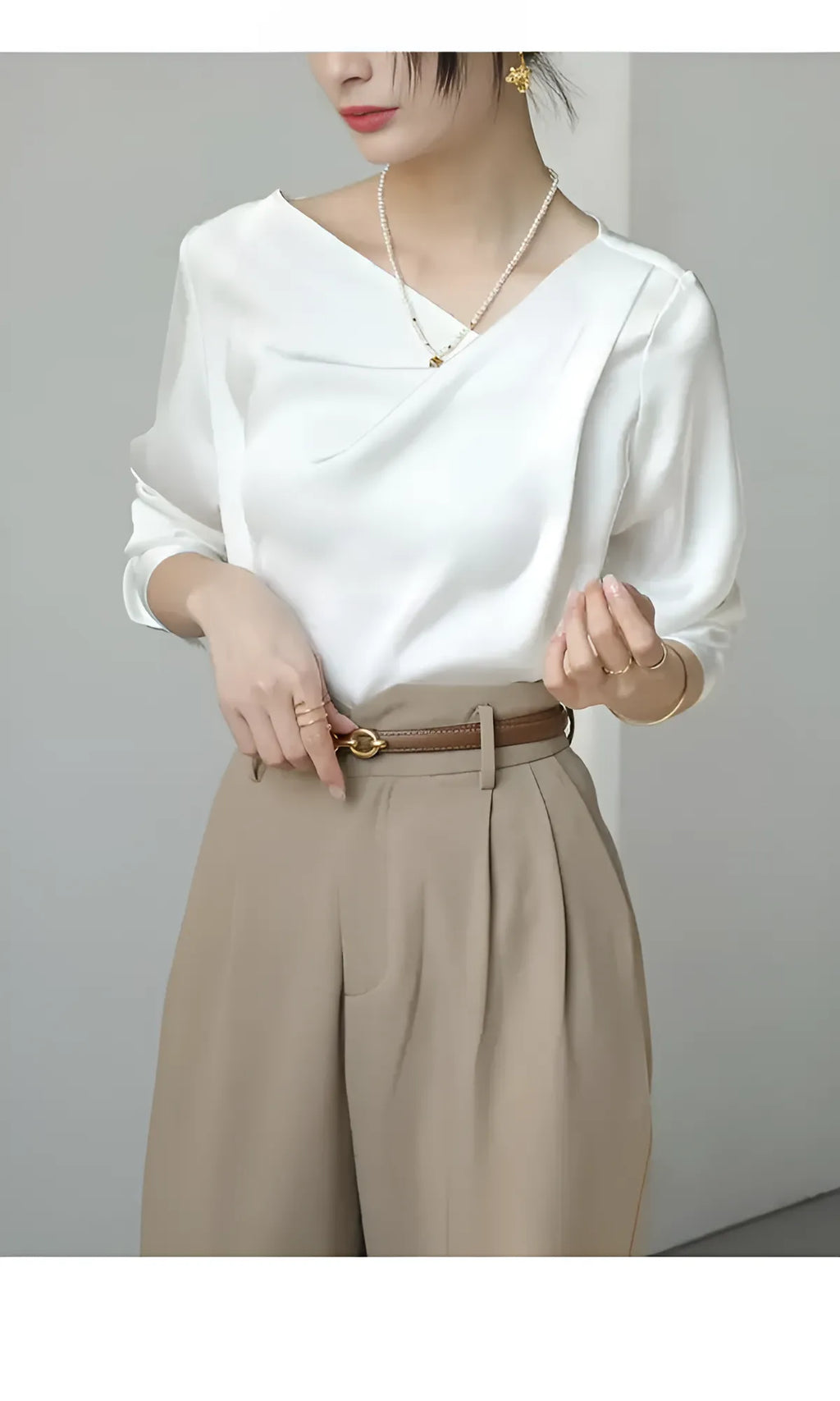 Zadily Satin Shirt by SIENA - image 3